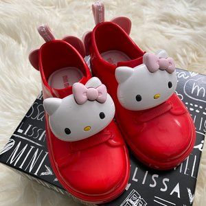 NEW Mini Melissa Hello Kitty Shoes Size 8M Toddler